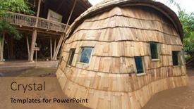  Presentation with eco friendly - PPT layouts having bali-indonesia-february-2012-specially background and a coral colored foreground