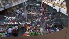  Presentation with trading - PPT theme consisting of bali-indonesia-march-16-2016 background and a dark gray colored foreground