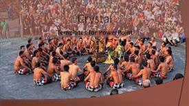  Presentation with ramayana - Audience pleasing slide deck consisting of bali-indonesia-october-25-unidentified backdrop and a violet colored foreground