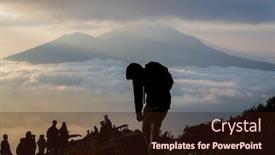  Presentation with volcano - 