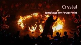  Presentation with hanuman - PPT layouts having bali-indonesia-september-19-2014 background and a wine colored foreground