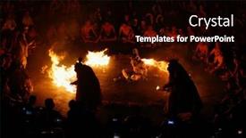  Presentation with hanuman - Audience pleasing slide deck consisting of bali-indonesia-september-19-2014 backdrop and a black colored foreground