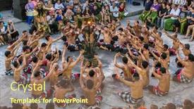  Presentation with ramayana - Amazing presentation theme having bali-indonesia-september-19-tourists backdrop and a violet colored foreground