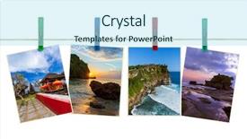  Presentation with indonesia - Slide set featuring bali indonesia travel images my background and a sky blue colored foreground