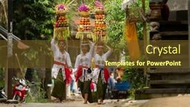  Presentation with village women - Beautiful slides featuring bali-january-14-village-women backdrop and a tawny brown colored foreground