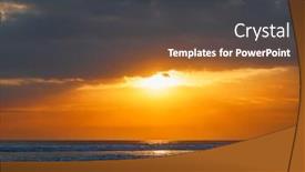  Presentation with bali - Cool new slides with bali orange sunset beautiful ocean asian sunset travel background indonesia backdrop and a dark gray colored foreground