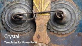  Presentation with culture - Presentation theme consisting of balinese culture - door detail background and a  colored foreground