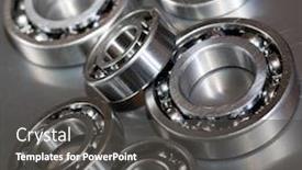  Presentation with steel - Colorful slide set enhanced with ball-bearings on a polished steel surface backdrop and a dark gray colored foreground