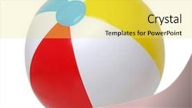  Presentation with ball bearing on a white - Audience pleasing PPT theme consisting of ball isolated on a white backdrop and a yellow colored foreground