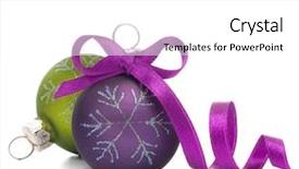  Presentation with ball bearing on a white - Slides having ball isolated on white background background and a white colored foreground