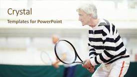  Presentation with movement - Cool new presentation design with ball movement during game backdrop and a cream colored foreground