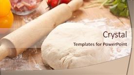  Presentation with rolling ball - Amazing theme having ball of pizza dough backdrop and a lemonade colored foreground