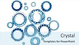  Presentation with bearing - Slides having ballbearing - bearing on a white background background and a  colored foreground