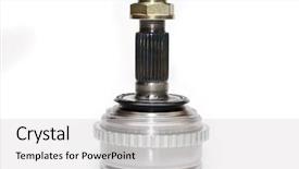  Presentation with joints - PPT layouts having ballbearing - cv joints constant velocity joints background and a  colored foreground