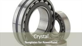  Presentation with octopus on isolated white - PPT layouts consisting of ballbearing spanner - bearings tool isolated on white background and a gray colored foreground