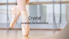  Presentation with ballerina - Presentation design consisting of boat toy on the beach background and a  colored foreground.