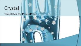  Presentation with case - Amazing PPT theme having educatio n - balloon font with stars part backdrop and a light blue colored foreground