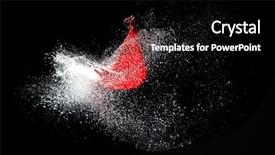  Presentation with balloon - Slides enhanced with balloon full of water background and a black colored foreground