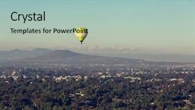  Presentation with teotihuacan - Amazing slides having balloons above teotihuacan backdrop and a light blue colored foreground