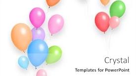  Presentation with anniversary - Theme featuring balloons-background-baner-for-birthday background and a white colored foreground