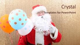  Presentation with sequin - Amazing presentation having balloons merry christmas balloons helium backdrop and a lemonade colored foreground