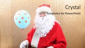  Presentation with helium - Presentation theme having balloons merry christmas balloons helium background and a lemonade colored foreground