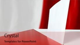  Presentation with voting - Slide deck enhanced with ballot box against polish background and a red colored foreground