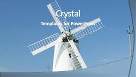  Presentation with ireland - PPT layouts with ballycopeland windmill northern ireland background and a teal colored foreground