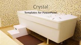  Presentation with salon - PPT theme enhanced with balneotherapy-bath-in-spa-salon background and a lemonade colored foreground