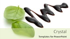  Presentation with salad dressing - 