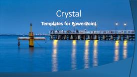  Presentation with dusk - Slide set having baltic-pier-in-gdynia-orlowo background and a teal colored foreground