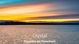  Presentation with sea port - Beautiful PPT layouts featuring baltic-sea-beach-in-new backdrop and a coral colored foreground