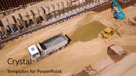  Presentation with strengthening - Theme enhanced with baltic sea coastline building background and a coral colored foreground