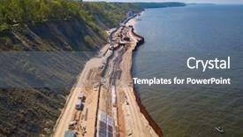  Presentation with strengthening - Audience pleasing PPT layouts consisting of baltic sea coastline building backdrop and a gray colored foreground