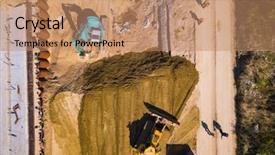  Presentation with strengthening - Cool new theme with baltic sea coastline building backdrop and a coral colored foreground