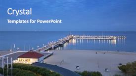  Presentation with dusk - Cool new presentation with baltic sea pier in sopot backdrop and a teal colored foreground