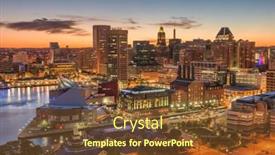  Presentation with baltimore - Presentation with baltimore-maryland-usa-skyline background and a  colored foreground