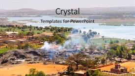  Presentation with top view of amazon river - Cool new theme with bamako and the niger river backdrop and a light gray colored foreground