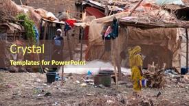  Presentation with february - PPT layouts having bamako-mali-circa-february-2012 background and a tawny brown colored foreground