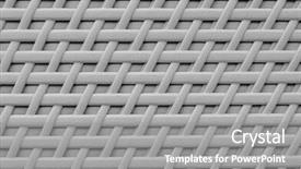  Presentation with wicker - Presentation theme consisting of bamboo fiber - wicker white chair texture background and a gray colored foreground