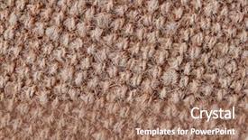  Presentation with woven - Colorful presentation theme enhanced with bamboo fiber - woven basket texture backdrop and a coral colored foreground