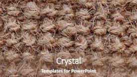  Presentation with woven - Audience pleasing presentation consisting of bamboo fiber - woven basket texture backdrop and a tawny brown colored foreground