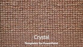  Presentation with woven - Amazing presentation design having bamboo fiber - woven basket texture backdrop and a violet colored foreground