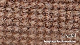  Presentation with woven - Colorful presentation theme enhanced with bamboo fiber - woven basket texture backdrop and a tawny brown colored foreground