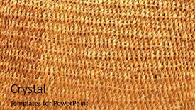  Presentation with woven - Slides having bamboo fiber - woven bast texture background and a gold colored foreground