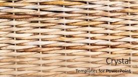  Presentation with photo album of journey honeymoon - Cool new presentation with bamboo furniture - macro photo of a wicker backdrop and a coral colored foreground