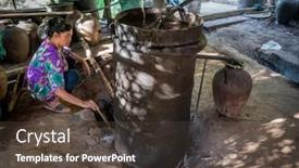  Presentation with 2018 - PPT theme enhanced with ban-sang-hai-laos-11 background and a tawny brown colored foreground