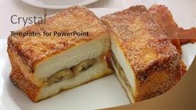  Presentation with cinnamon - Cool new presentation theme with banana-cinnamon-french-toast backdrop and a coral colored foreground