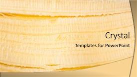  Presentation with banana - Amazing PPT layouts having banana peel texture backdrop and a blonde colored foreground