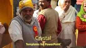  Presentation with social work - Colorful slide deck enhanced with banbasa-india-january-9-social backdrop and a tawny brown colored foreground